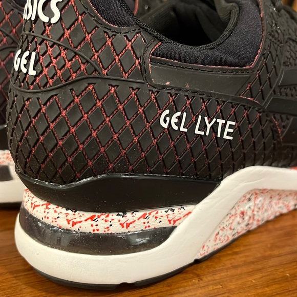 ASICS Gel Lyte Evo Samurai Pack Shoes Sneakers new black HN543 9090 Mens Sizes - Picture 8 of 13